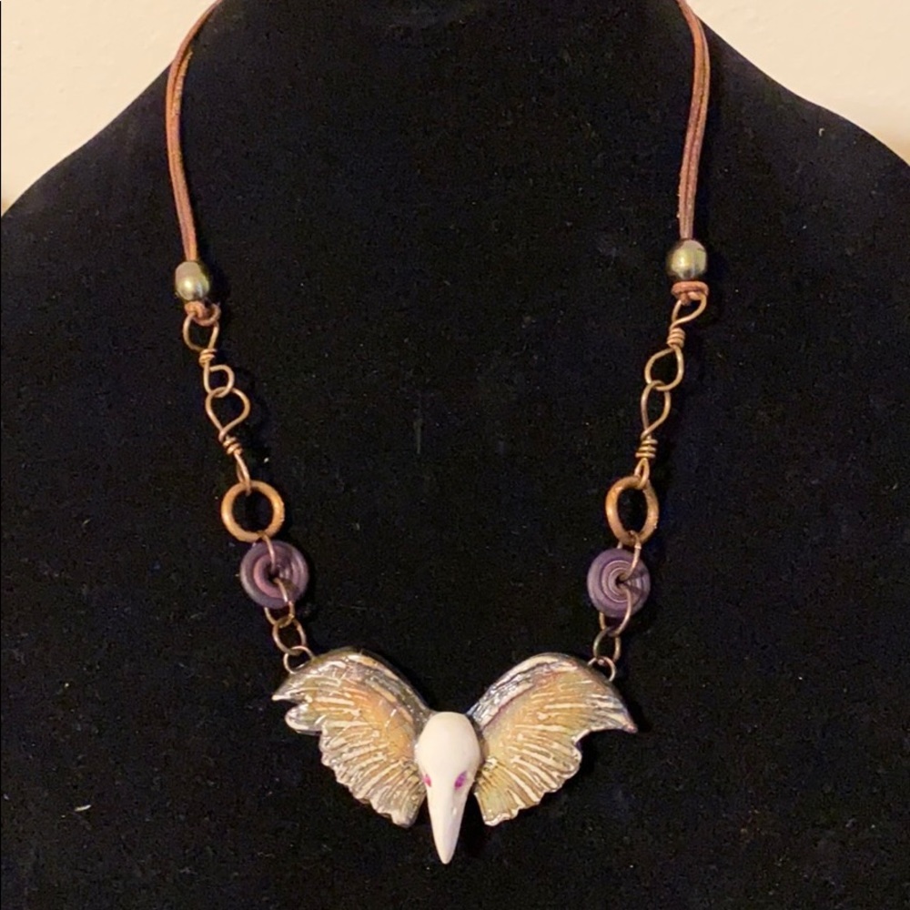 Goth raven skull angel - Picture 5 of 9
